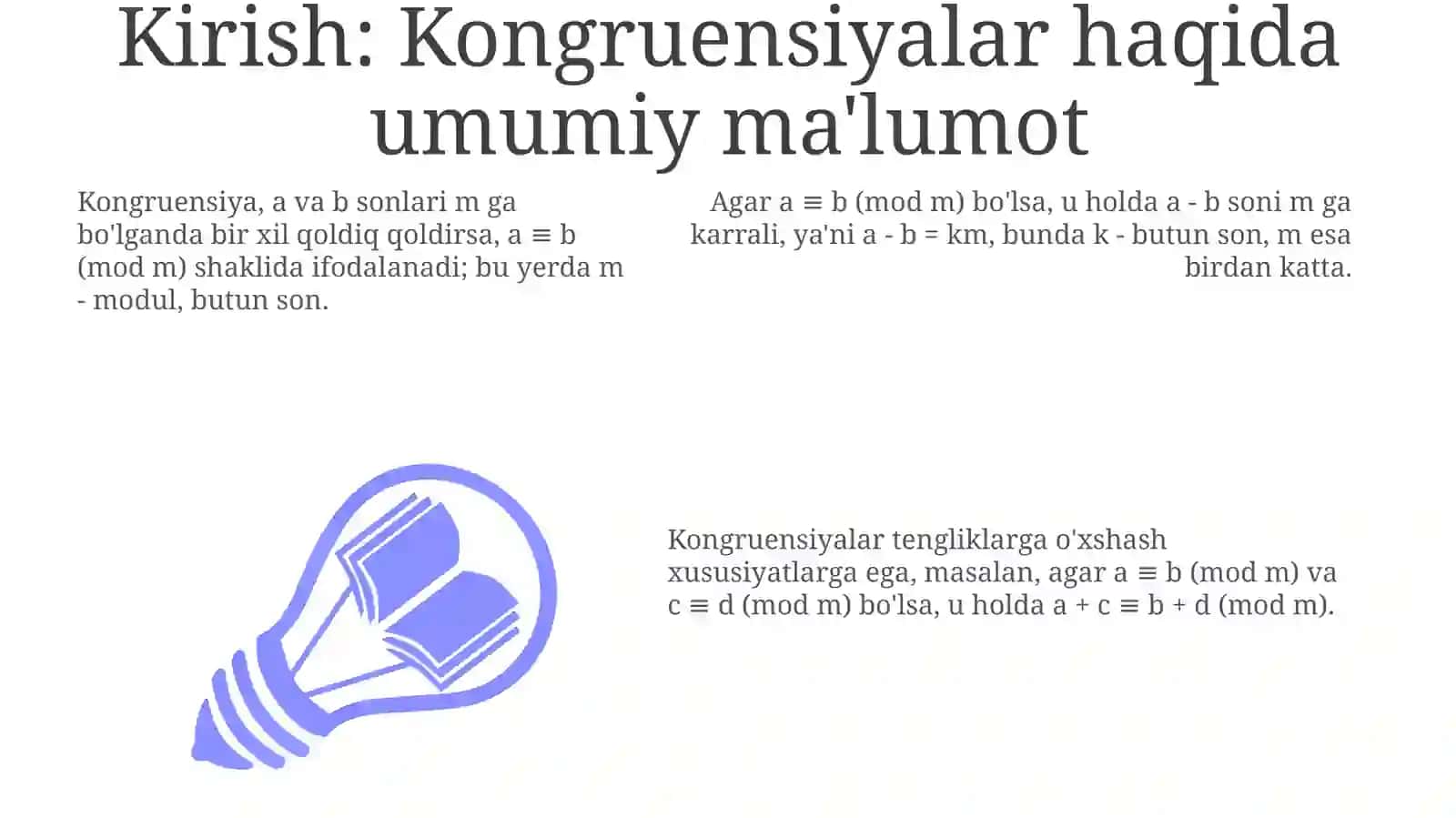 Xitoy qoldiqlar teoremasi 3