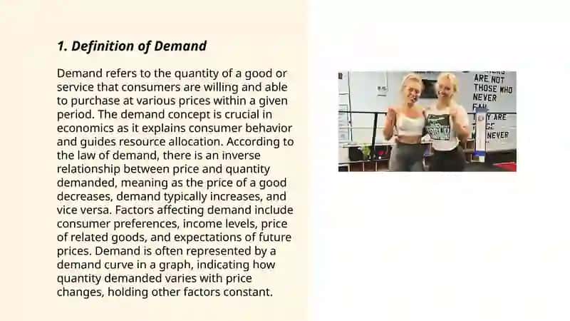 What is demand? 3