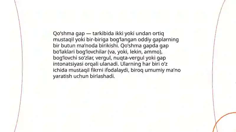 Qoʻshma gap va uning turlari 3