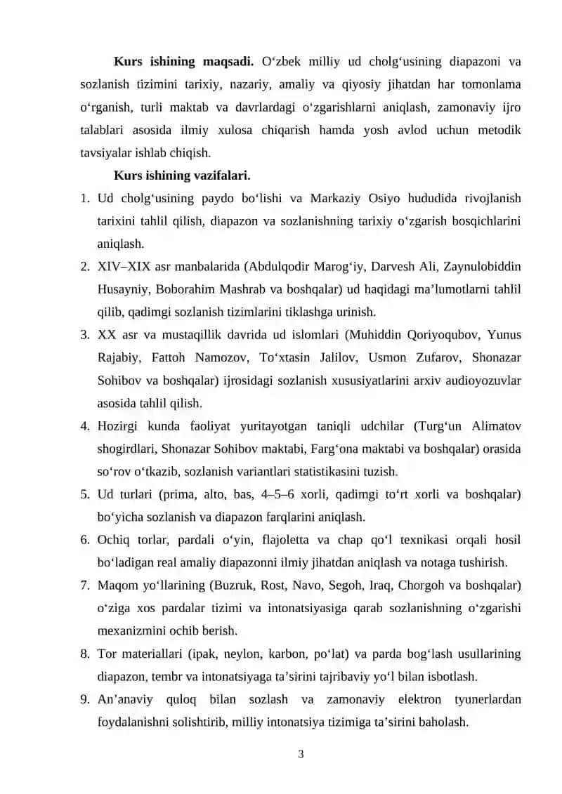 Ud cholg‘usining diapazoni va sozlanishi 3