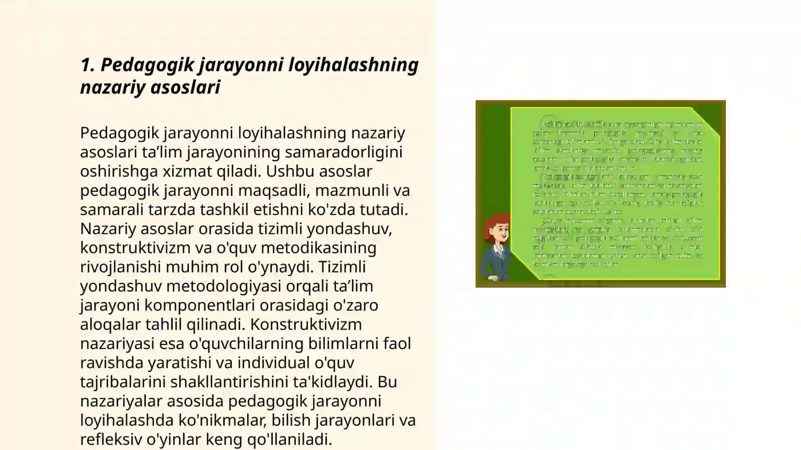 Pedagogik jarayonni loyihalash texnologiyasi 3