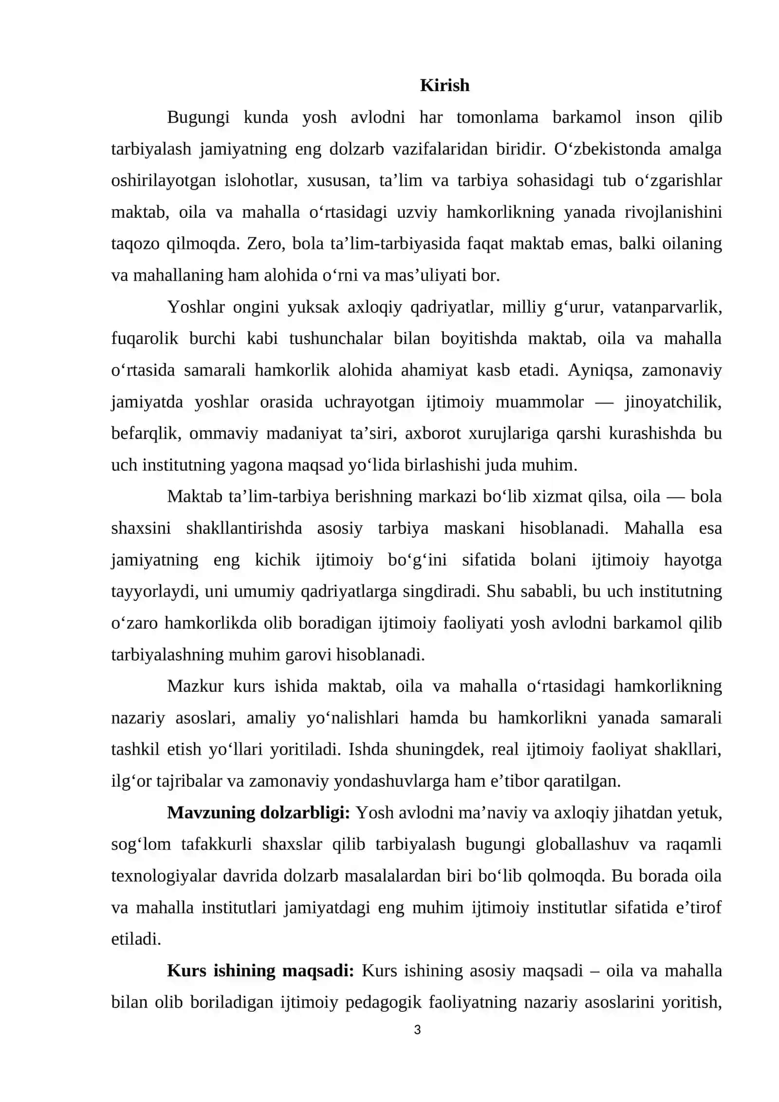 Maktab, oila va mahalla bilan hamkorlikda olib boriladigan ijtimoiy faoliyat 3