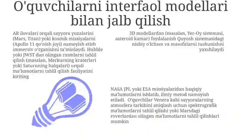 Quyosh sistemasi jismlarining fizik tabiati bobini oqitish metodikasi 3