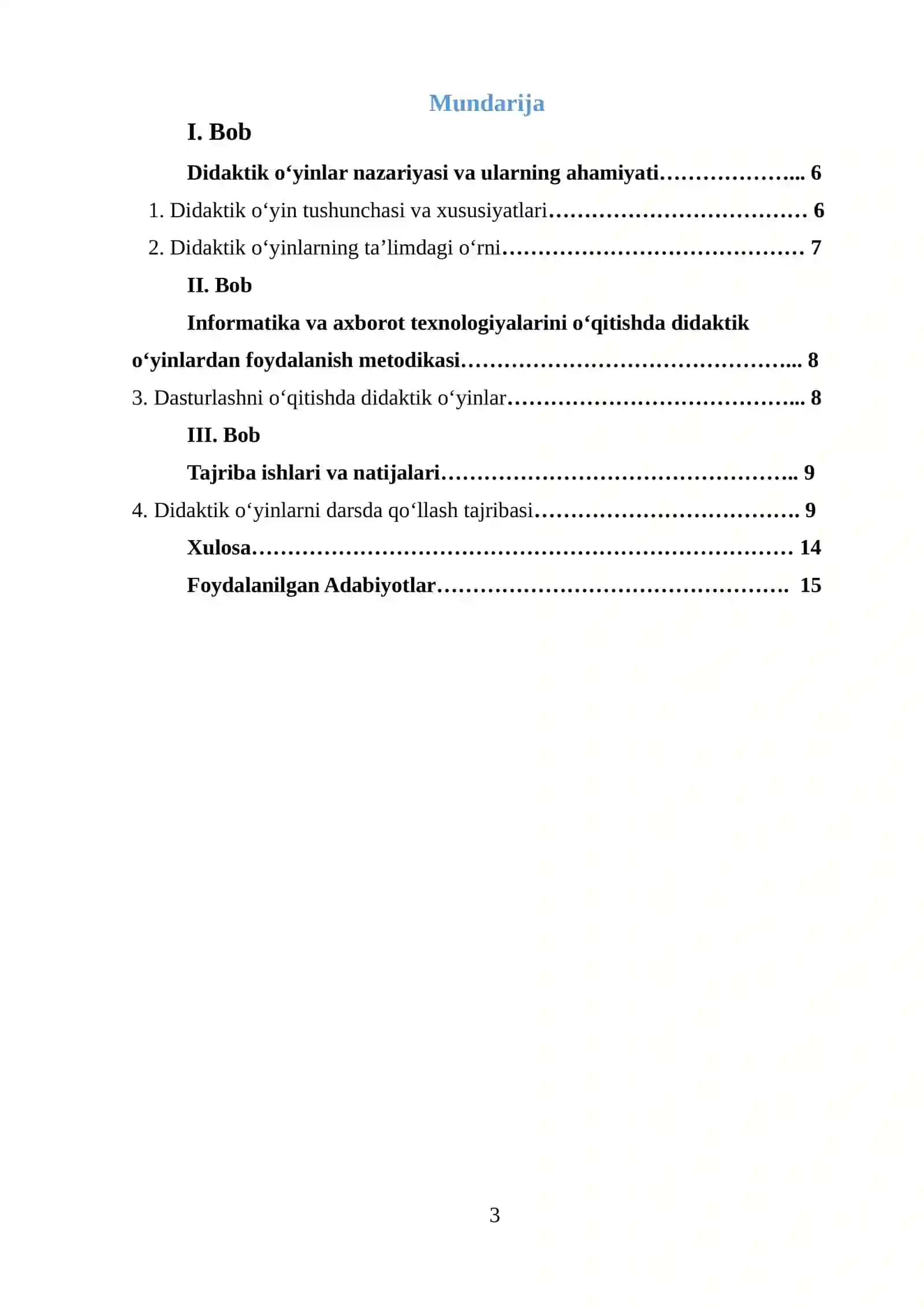 Informatika va axborot texnologiyalarini o`qitishda didaktik o`yinlardan foydalanish 3