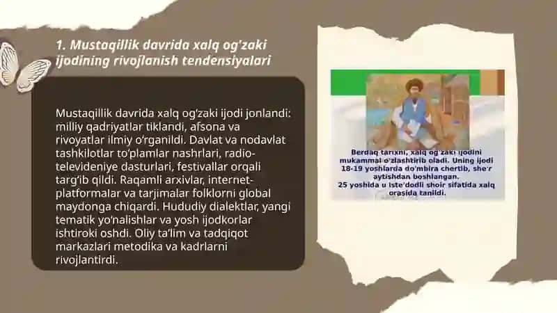 Mustaqillik va xalq ogizaki ijodi 3