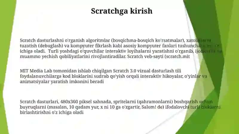 Scratch dasturi 3