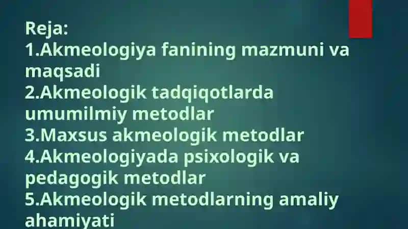 Akmeologiyani metodlari 3