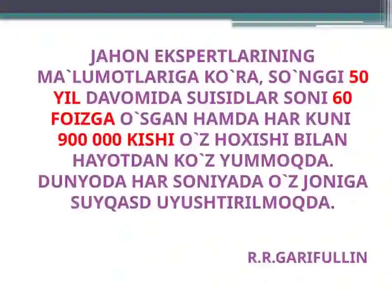 AUTOAGRESSIV XULQ-ATVOR PSIXOLOGIYASI 3