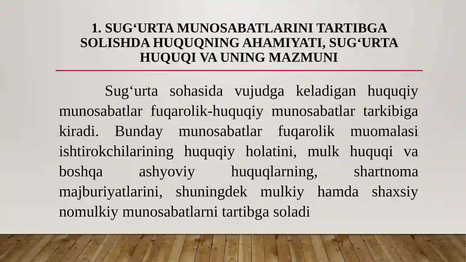 Sug‘urta faoliyatini amalga oshirishning huquqiy asoslari va sug‘urta kompaniyalarining tashkiliy-huquqiy shakllari 3