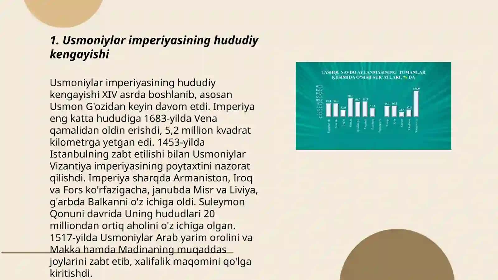 XVI-XVIII asrlarda Usmoniylar imperiyasining ichki va tashqi siyosati 3
