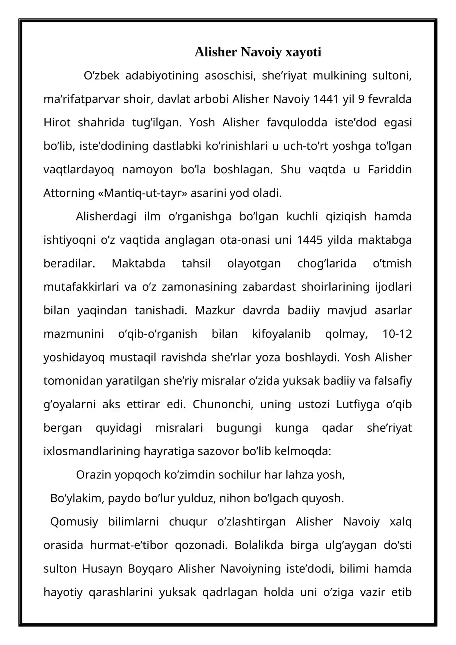 Alisher Navoiy pedagogik qarashlari 3