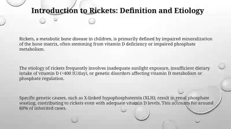 Understanding Rickets: Definition, Causes, and Risk Factors 3