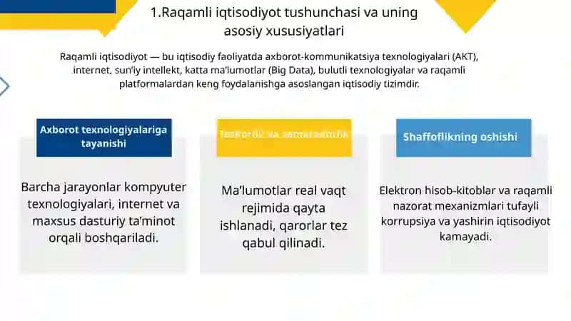 Raqamli iqtisodiyotda elektron tijoratning o‘rni va ahamiyati 3