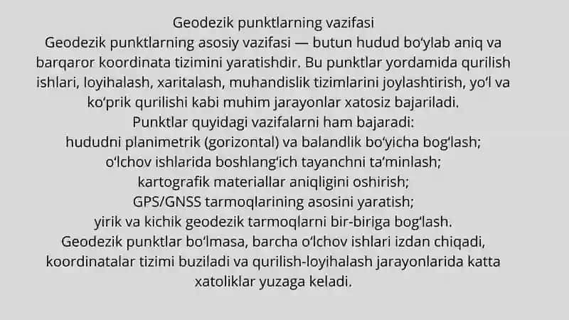 GEODEZIK PUNKTLAR 3