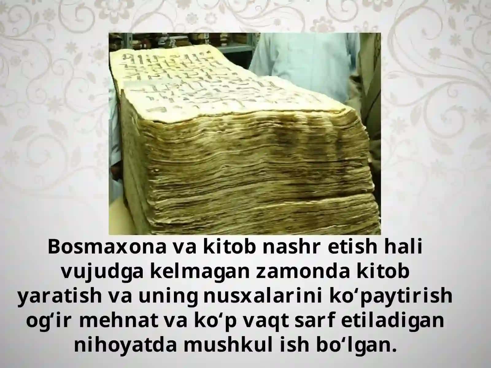 O’rta Osiyo datasviriy san’at Kitob atsan’ati 3