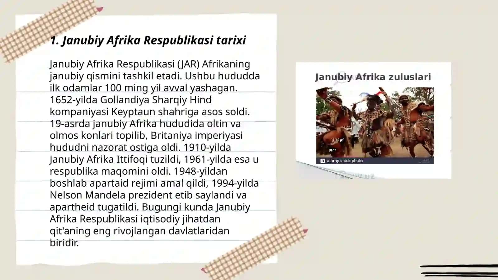 Janubiy Afrika Respublikasi Taʼlim Materiallari 3