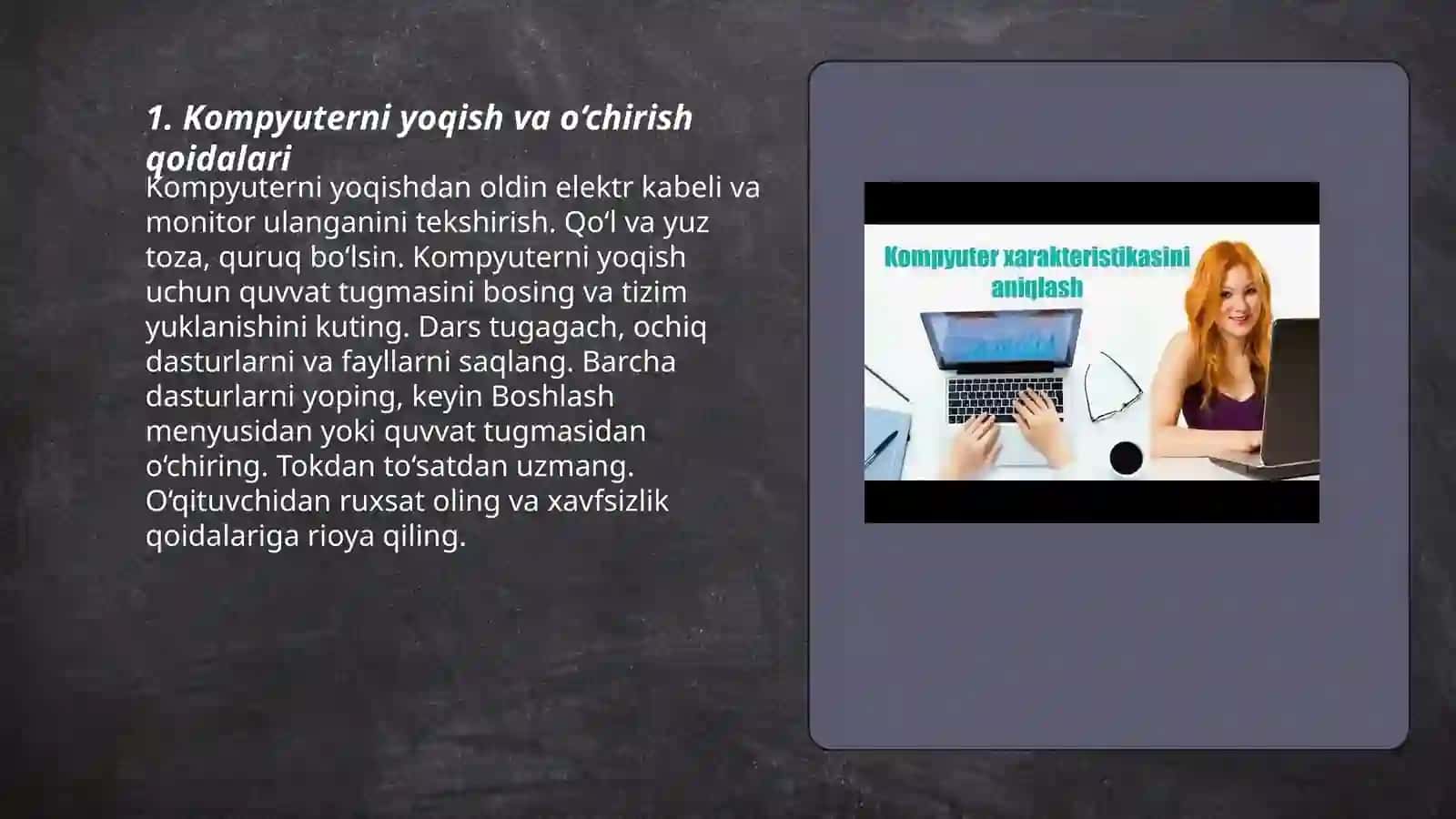 Kompyuter bilan ishlash 3