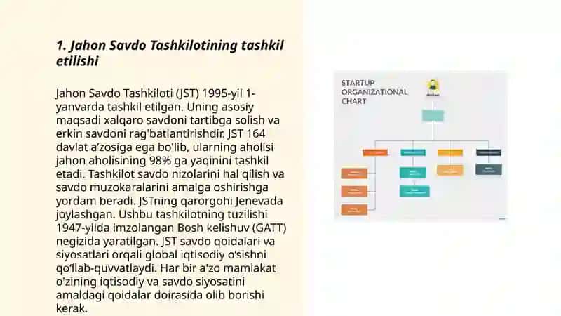 Jahon savdo tashkiloti qanday tashkilot, faoliyati, yoʻnalishi va vazifalari 3