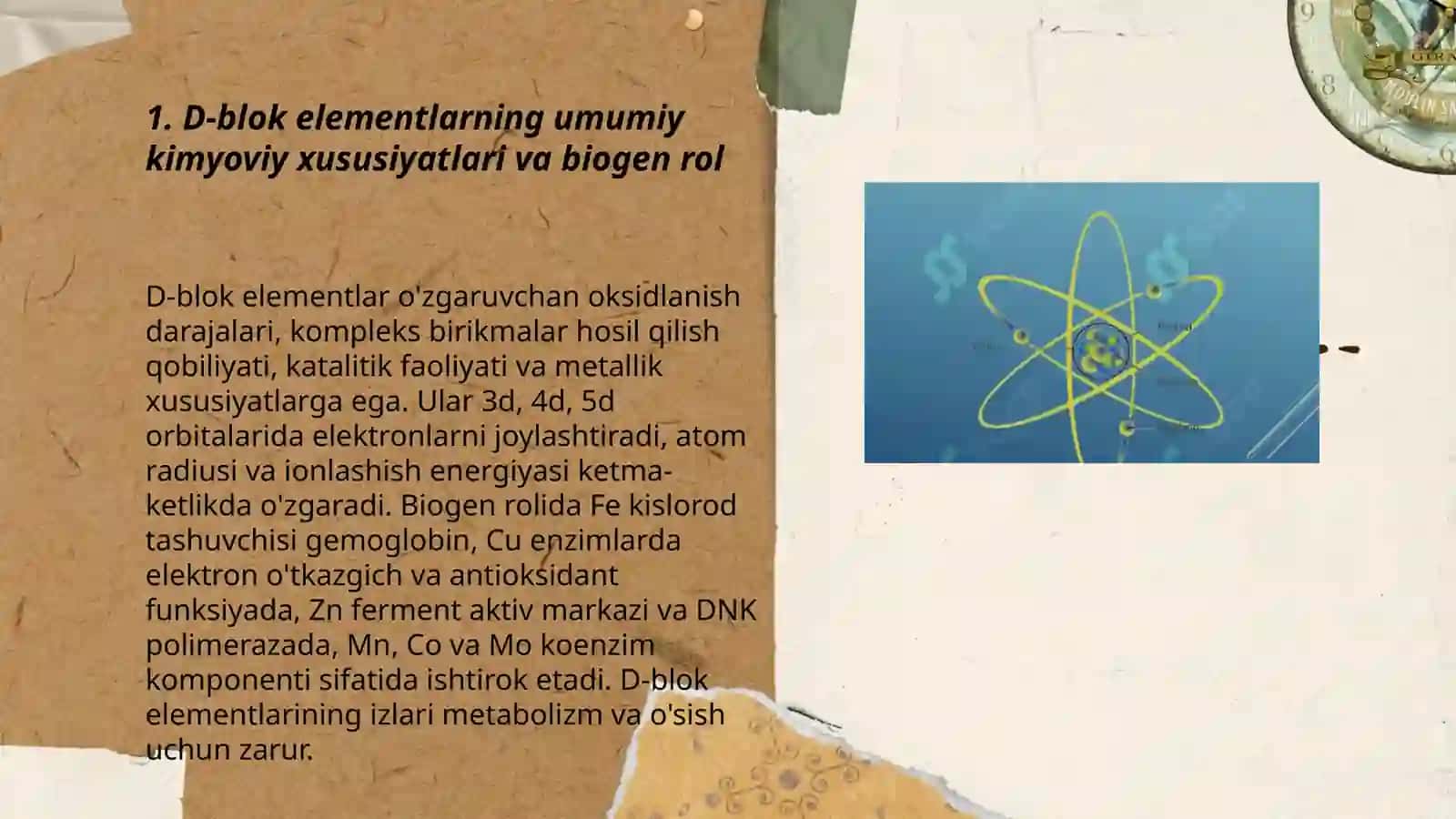 Biogen elementlar kimyosi 3
