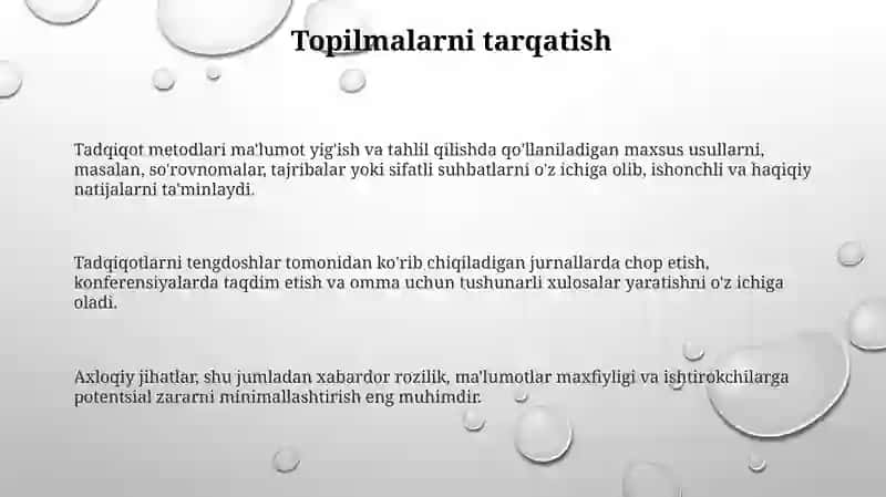 Fanlararo tadqiqot usullari 3