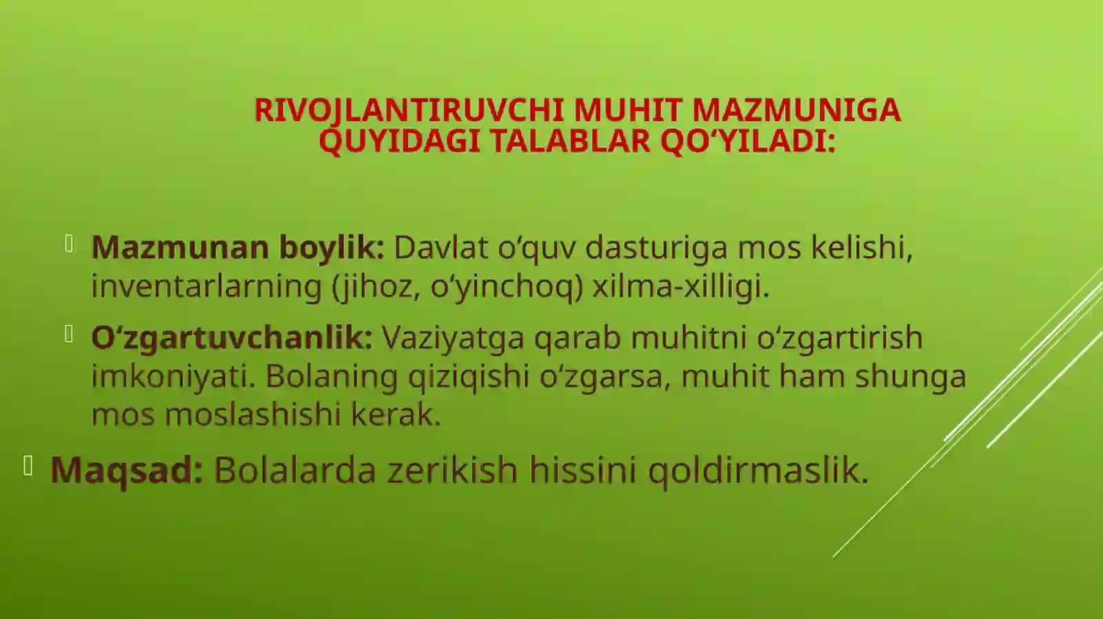 Maktabgacha ta’lim tashkilotlarida rivojlantiruvchi muhit yaratish 3
