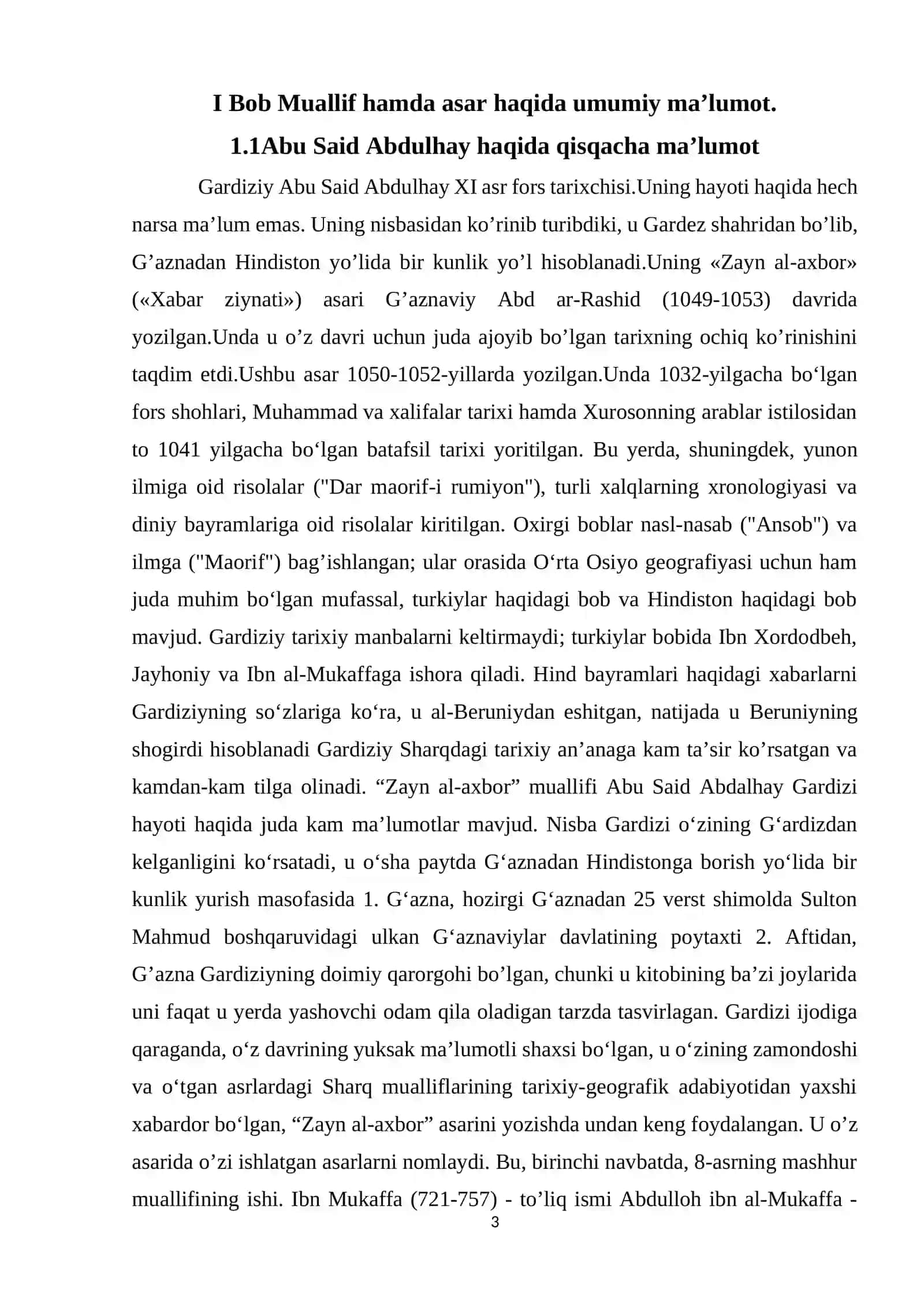 Abu Said Abdulhay Gardiziy haqida qisqacha ma’lumot 3