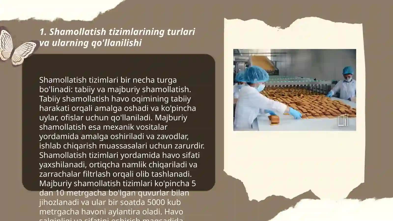 Ishlab chiqarish korxonalarida shamollatish va yoritish tizimi 3