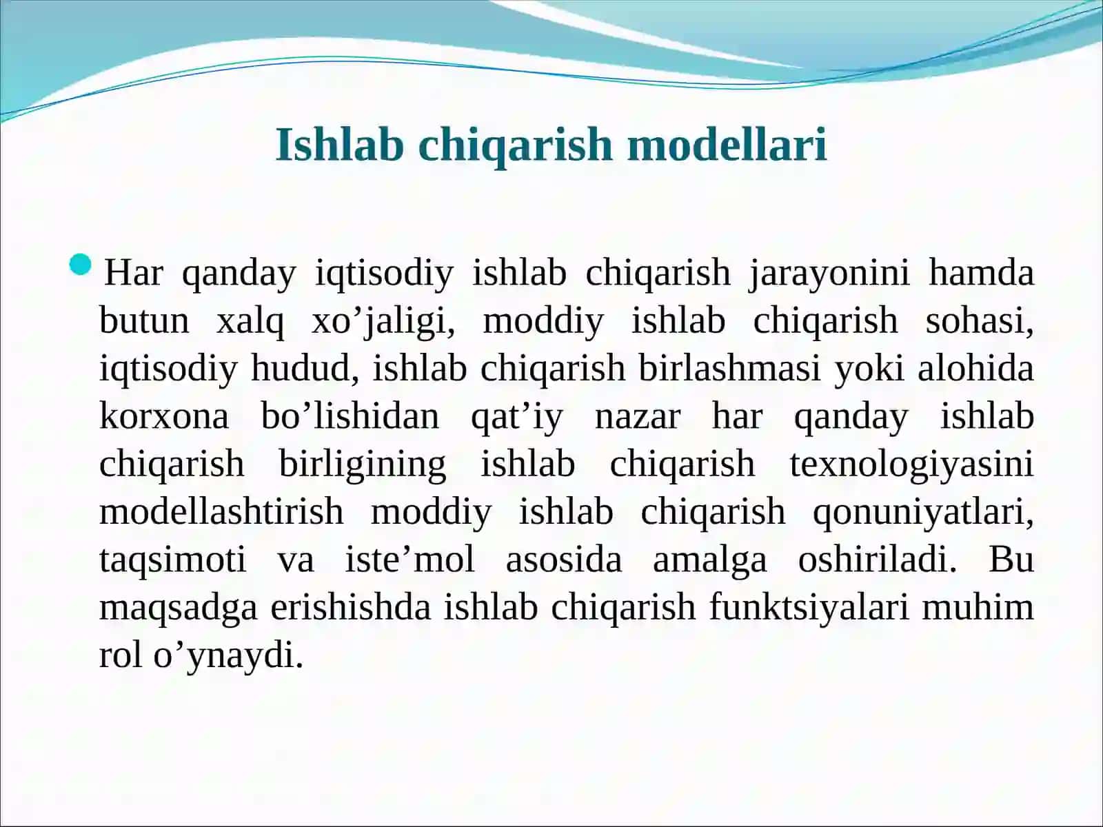 Amaliy ekonometrik modellar 3