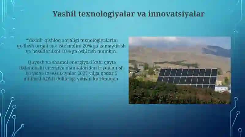 Yashil Iqtisodiyotni Rivojlantirish 3