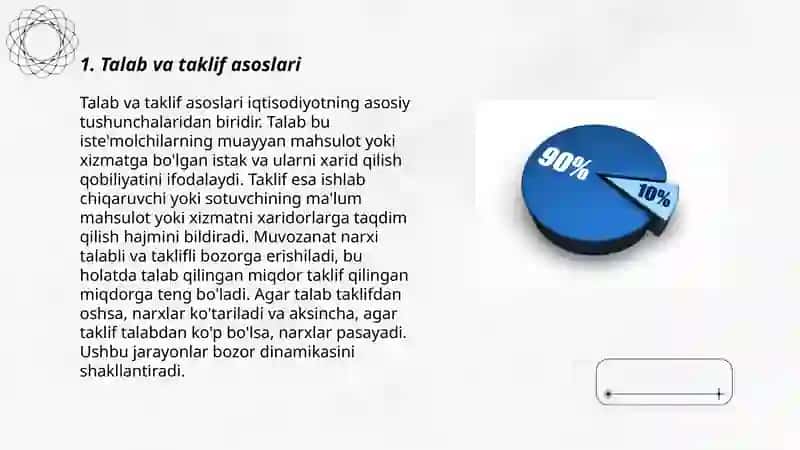 Talab va taklif asoslari 3
