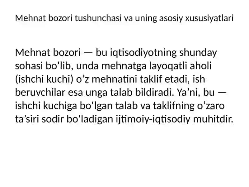 Mehnat bozori va korxonalarda mehnat resurslarini boshqarish 3