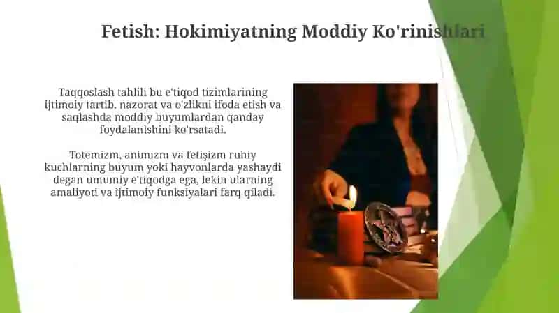 Fetish: Hokimiyatning Moddiy Ko'rinishlari 3