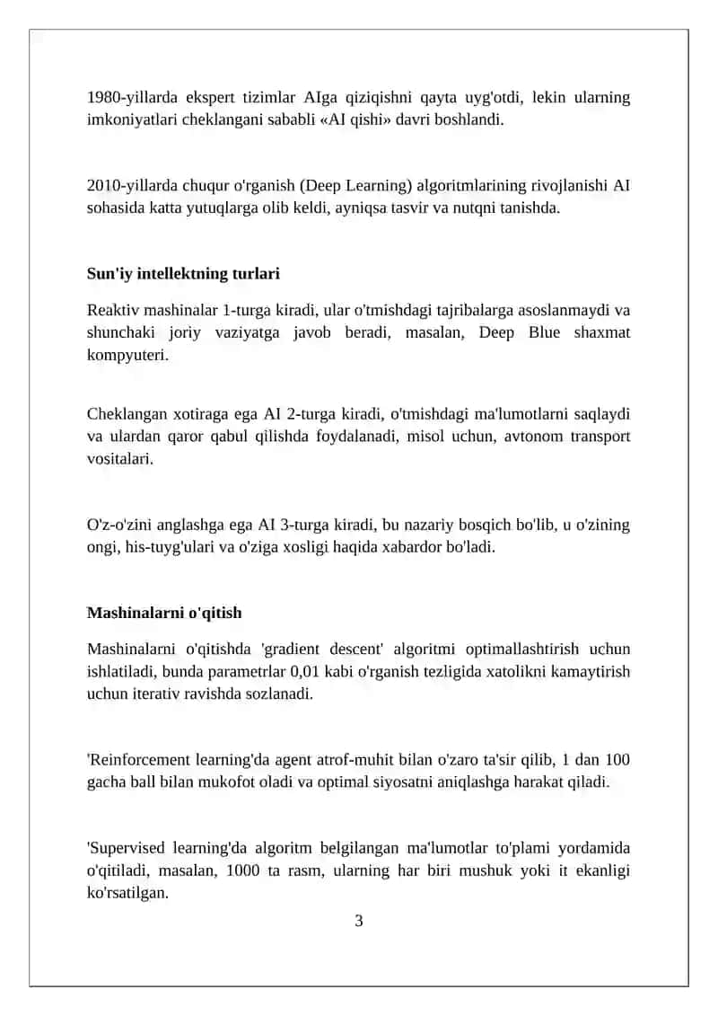 Sun'iy intellekt 3