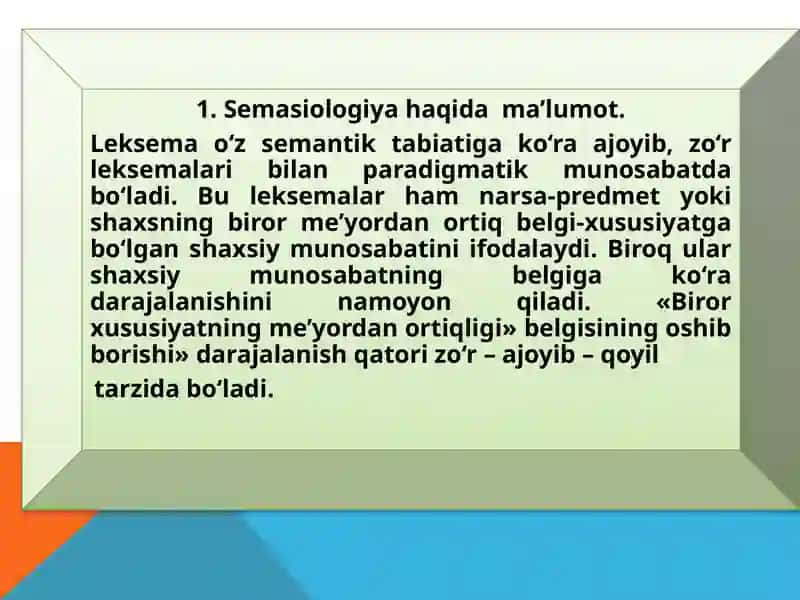 Semasiologiya 3