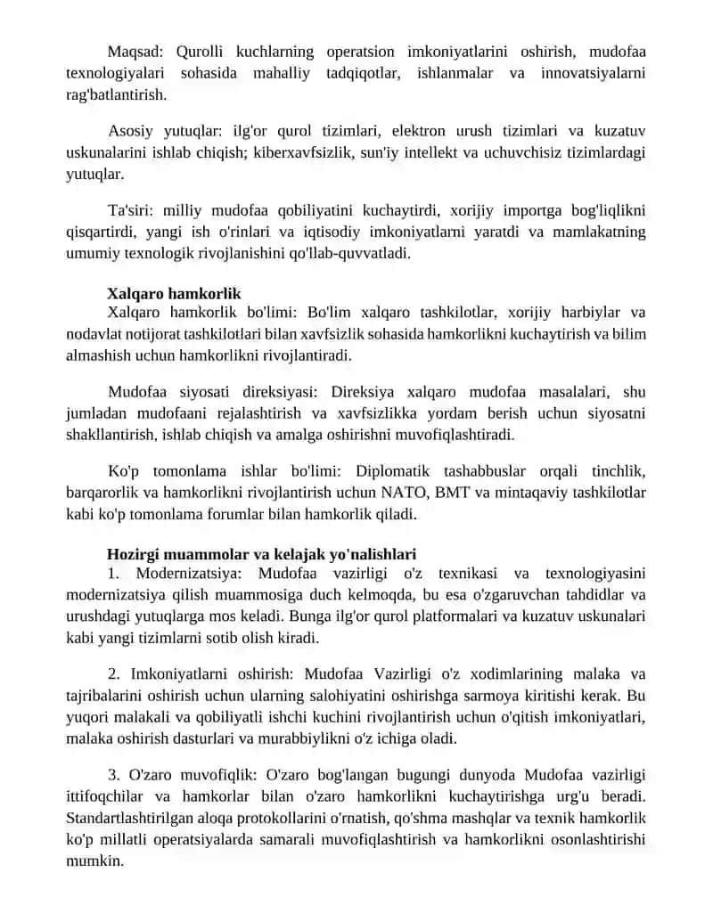 Mudofaa Vazirligi 3