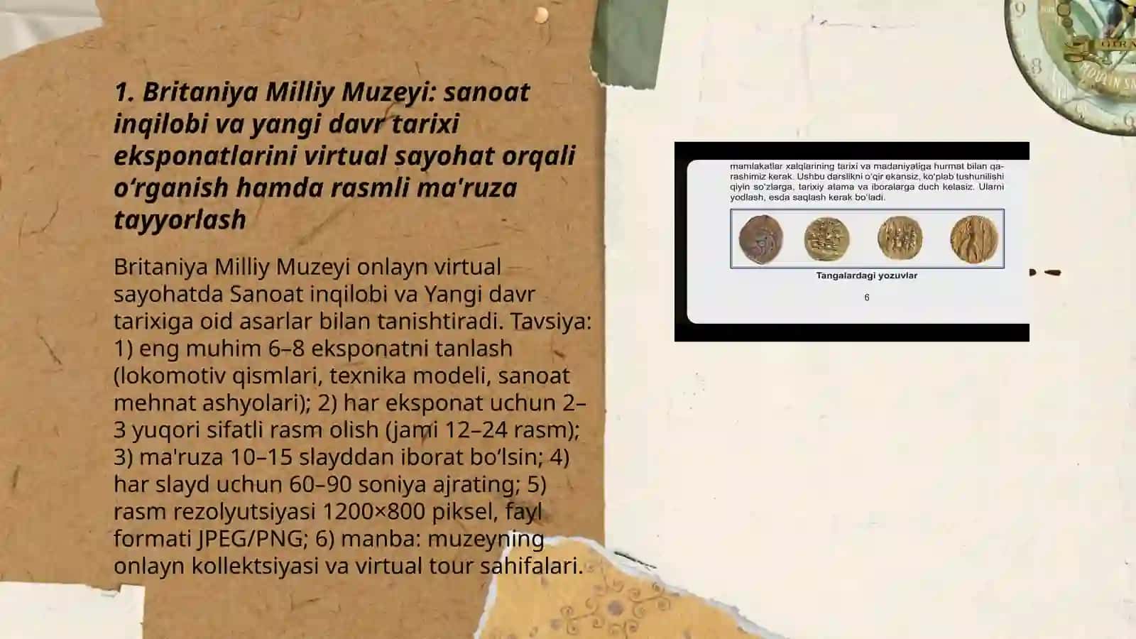Jahon davlat muzeylariga virtual sayohat orqali 3