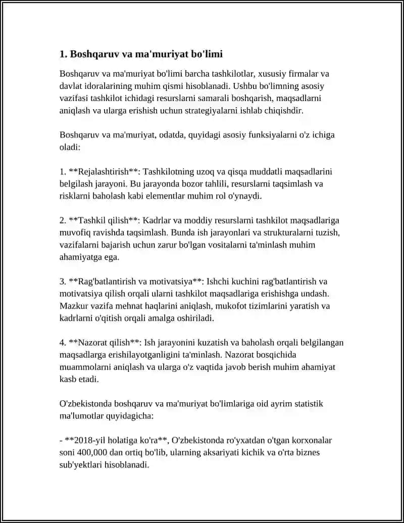TIKUVCHILIK SANOAT KORXONALARINING BO'LIMLARI 3
