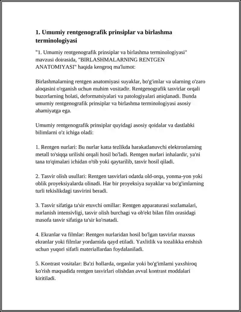 BIRLASHMALARNING RENTGEN ANATOMIYASI 3