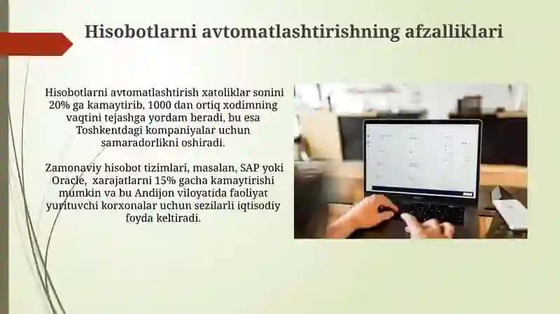 Zamonaviy IT Yechimlari va Ularning Moliyaviy Hisobotga Ta'siri 3