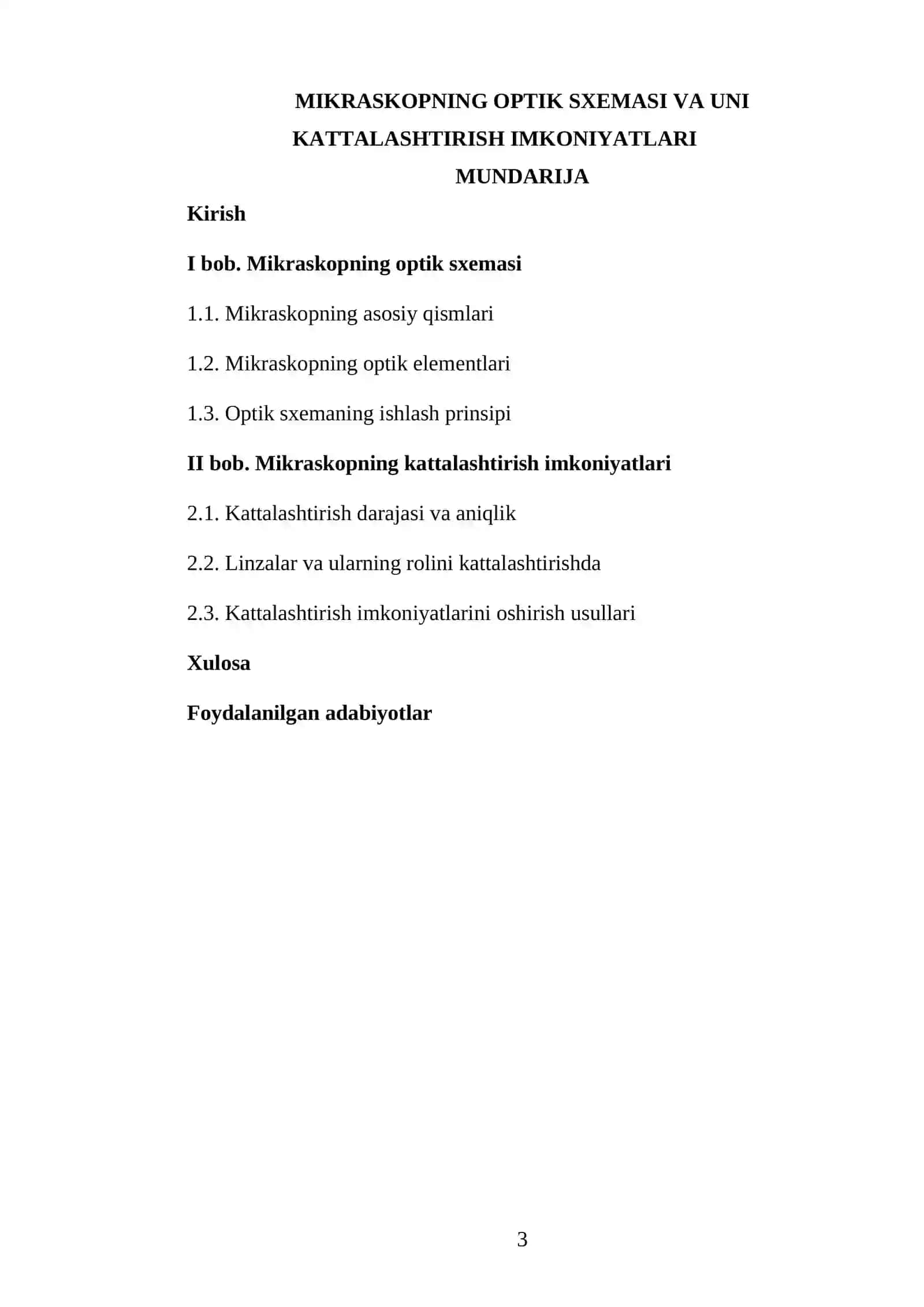 MIKRASKOPNING OPTIK SXEMASI VA UNI KATTALASHTIRISH IMKONIYATLARI 3