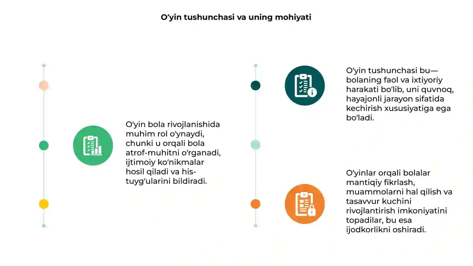 O'yin bola faoliyatida ahamiyati 3
