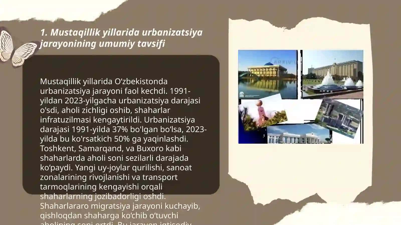 Urbanizatsiya jarayonining rivojlanishi 3
