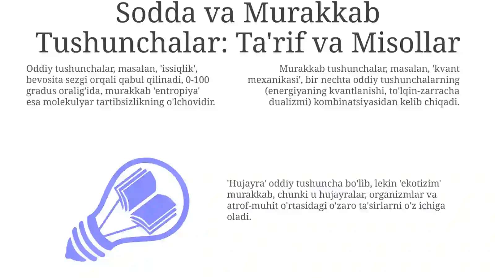 Tabiatshunoslik tushunchalarini shakllantirishda oddiylikdan murakkablikka oʻtish tizimi 3