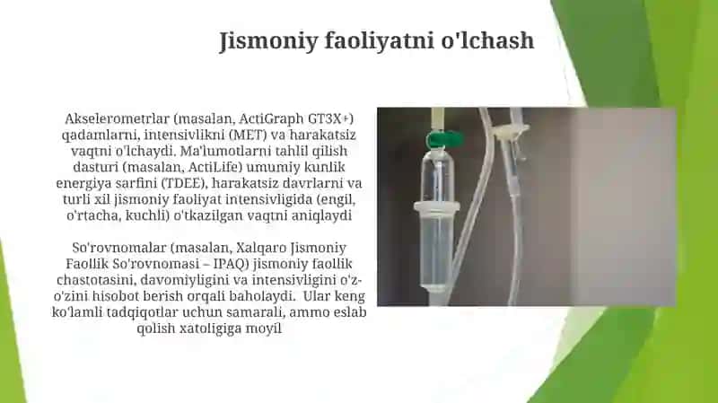 Jismoniy faollik va sog'liqni saqlash 3