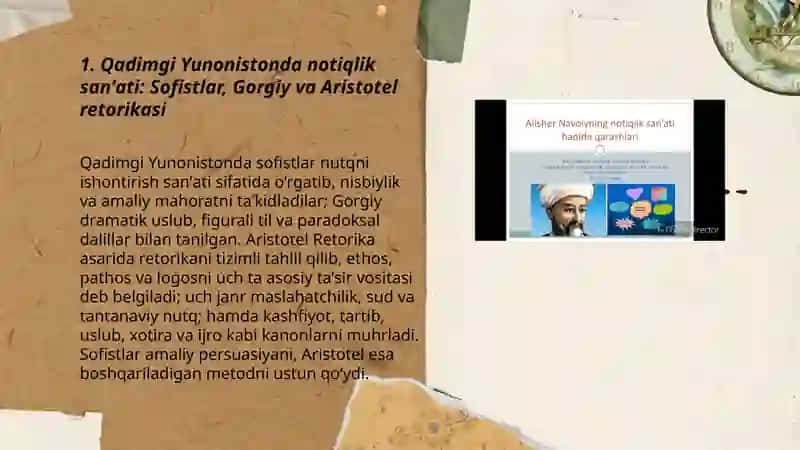 Gʻarb va sharq madaniyati tarixida notiqlik sanʼati 3