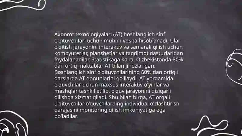 Axborot texnologiyalari va boshlang'ich sinf o'qituvchilari 3