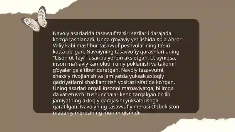 Navoiy va munojot janri. “Xamsa”da komil inson chizgilari 3