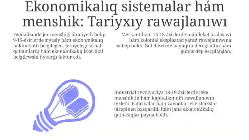 EKANOMIKALIQ SITEMALAR HAM MENSHIKLIK 3
