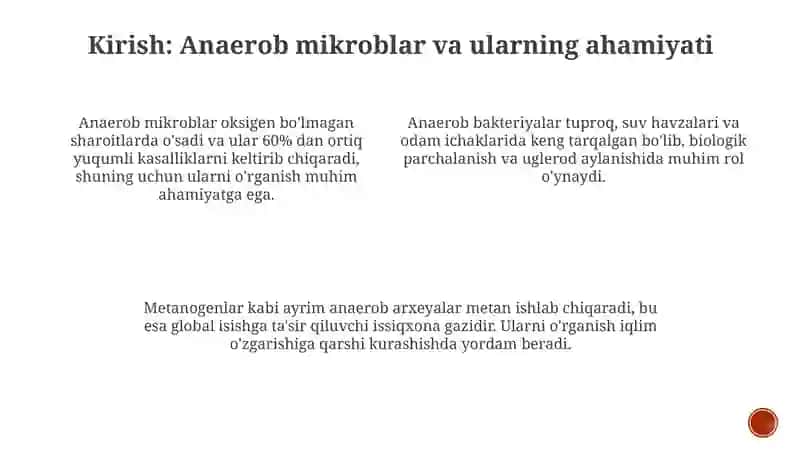 Anaerob mikroblarni o'stirish uchun ishlatiladigan ozuqa muhitlari 3