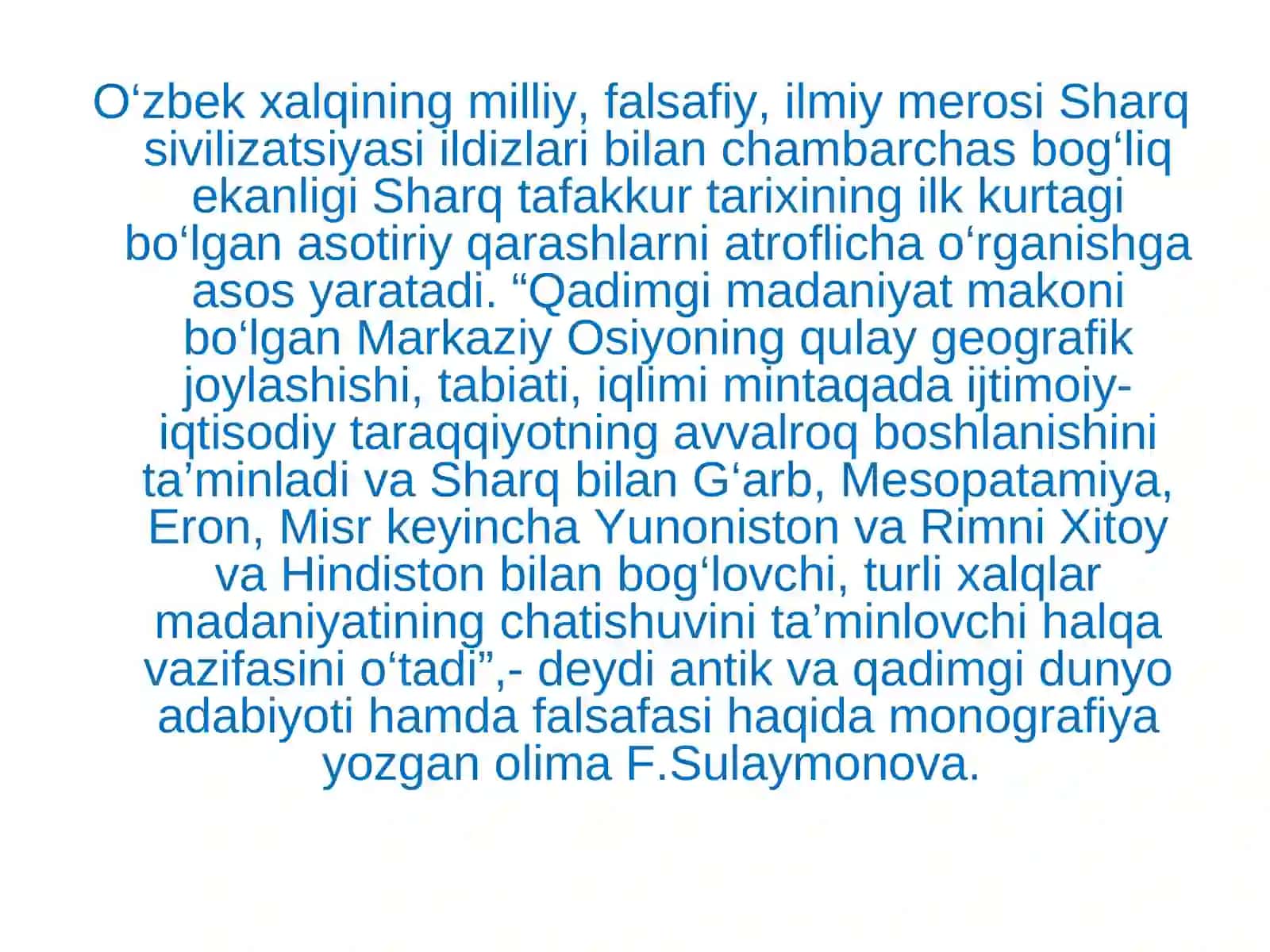 Sharq falsafasining mohiyati va ijtimoiy taraqqiyotdagi roli 3